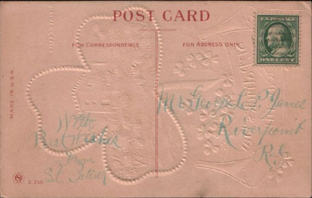 St Pat Blarney castle back