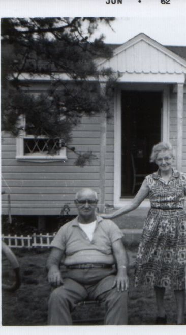 Lionel and Eliz at cottage