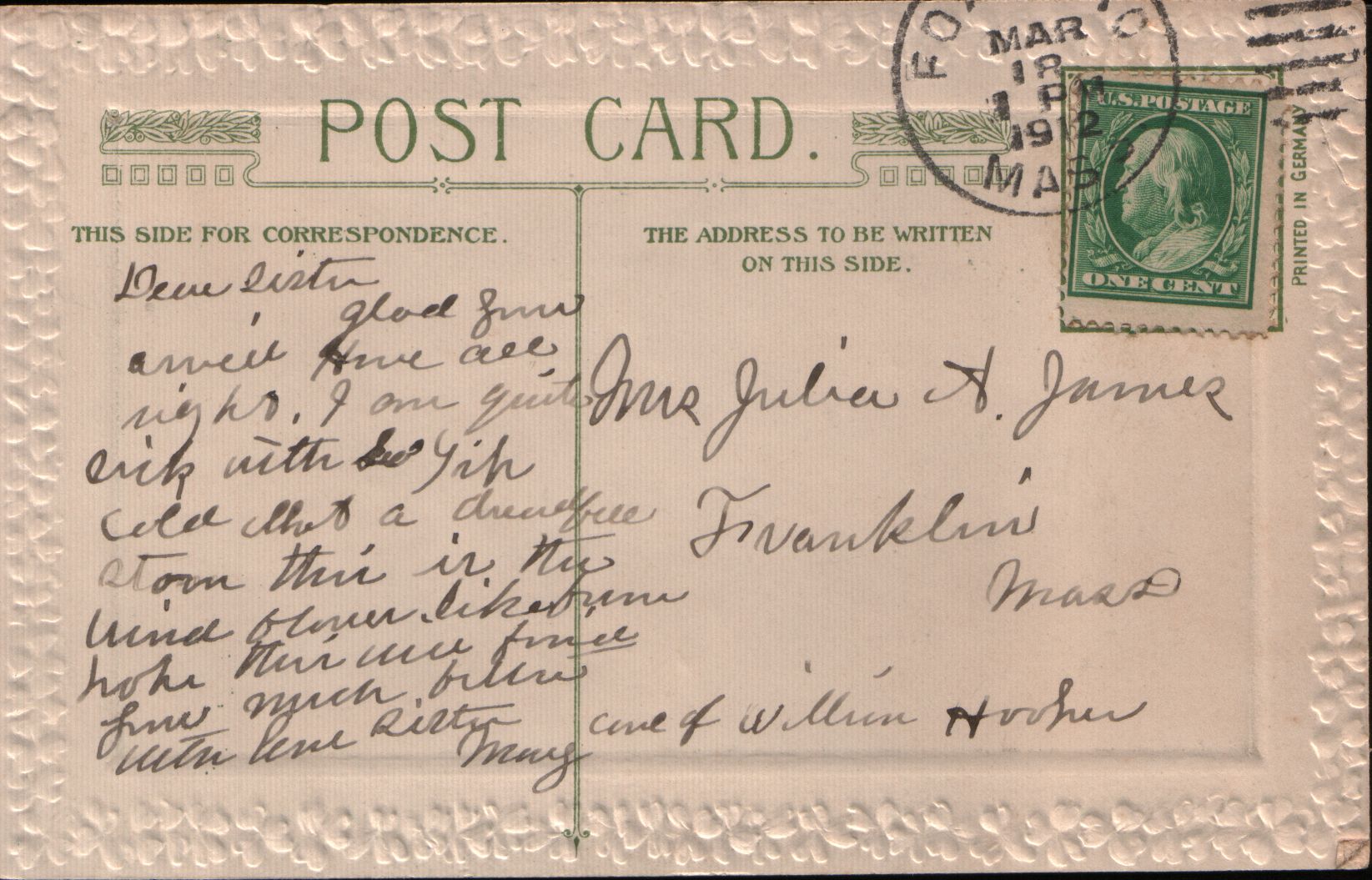 Card back