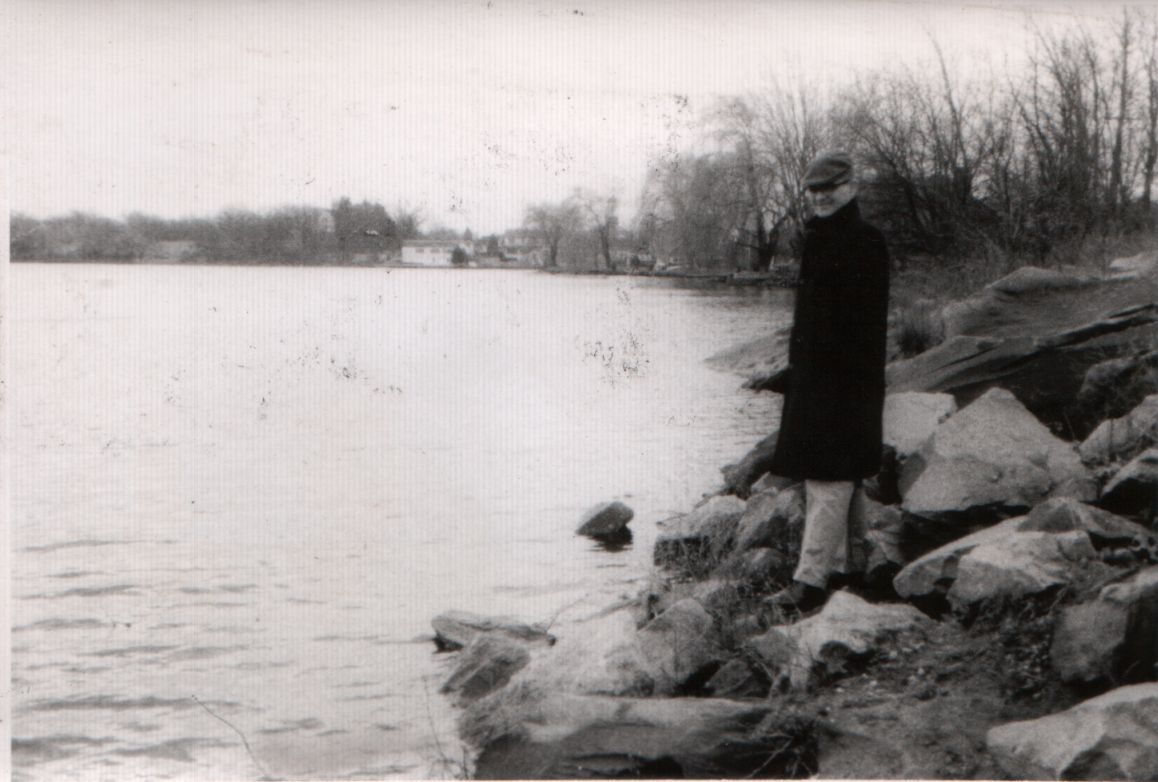 David at pond