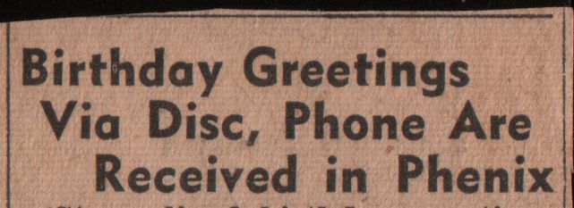 Headline birthday