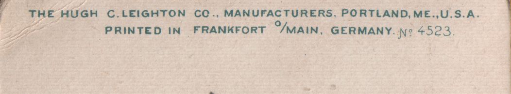 Postcard back II