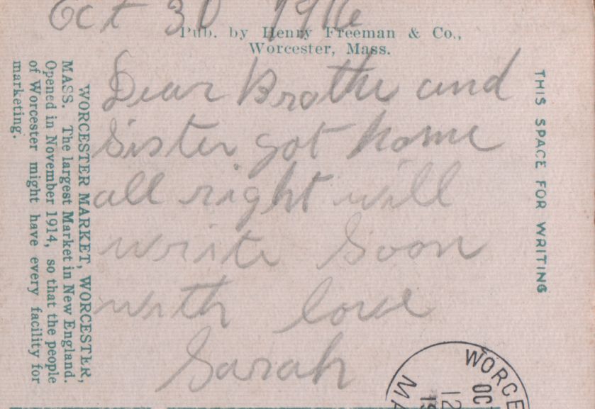 Postcard back II