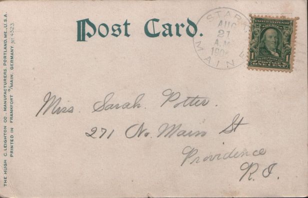 Postcard back